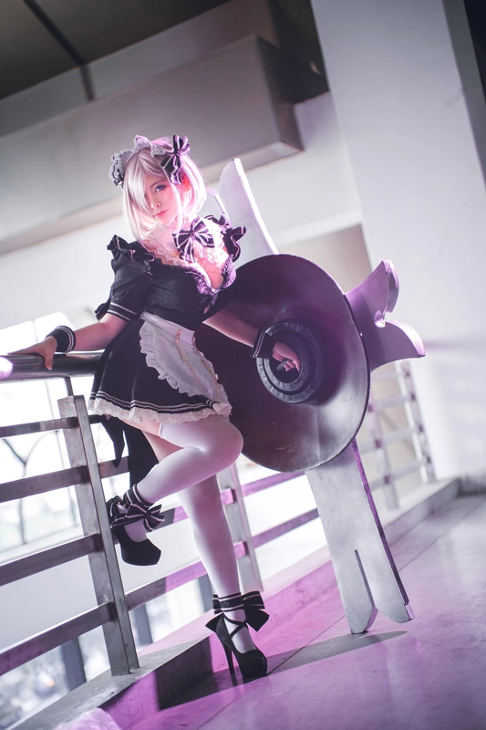 FGO玛修基列莱特COS场照玛修女仆2 - 樱岛嗷